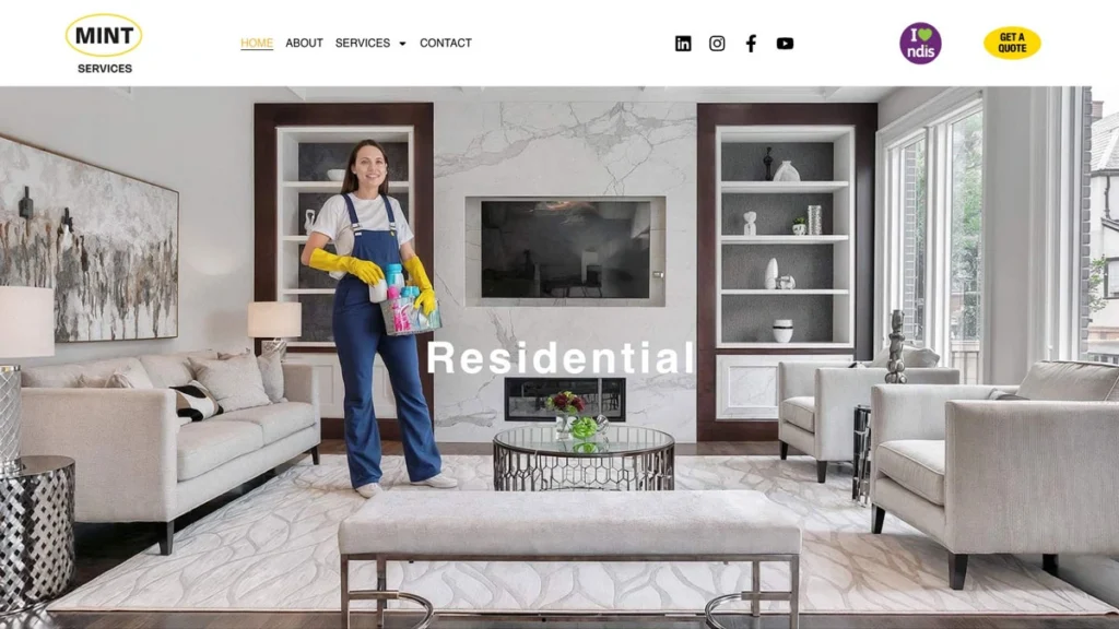 Take Me There website sample - Mint Services